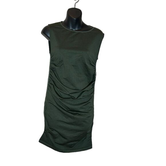 Blanqi everyday essentials sleeveless dress green new medium/large maternity - Picture 2 of 10